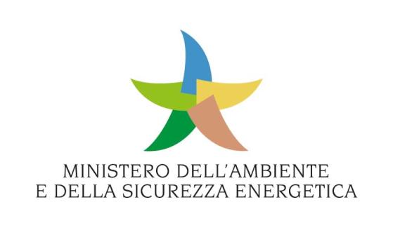 Logo del Ministero dell'Ambiente e della sicurezza energetica